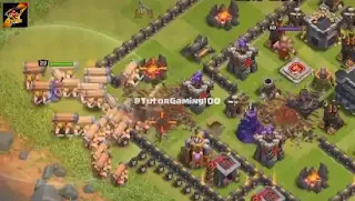 Battle Ram charging at a building